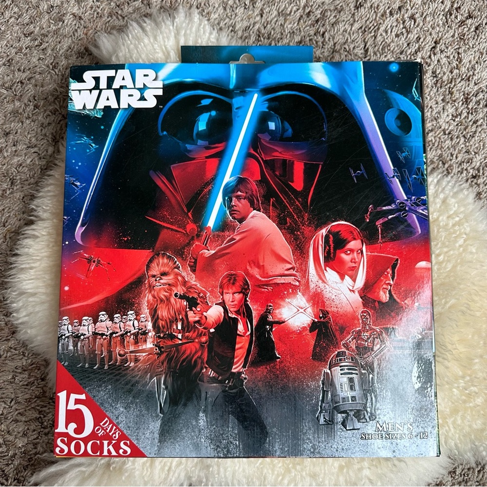 NWT Star Wars 15 Days Of Socks 11 Low Cut 4 Crew Socks